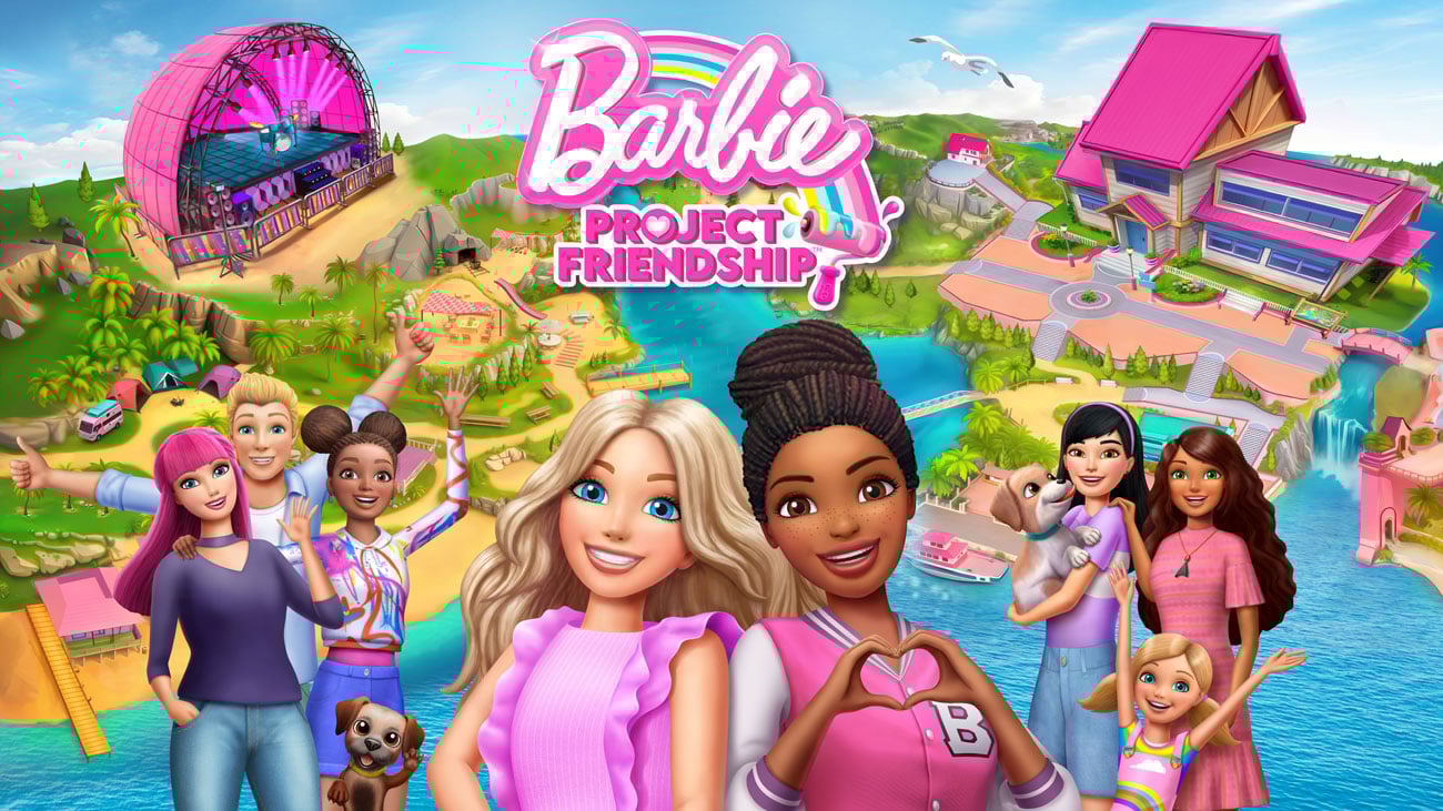 Grafika key art z gry Barbie: Project Friendship