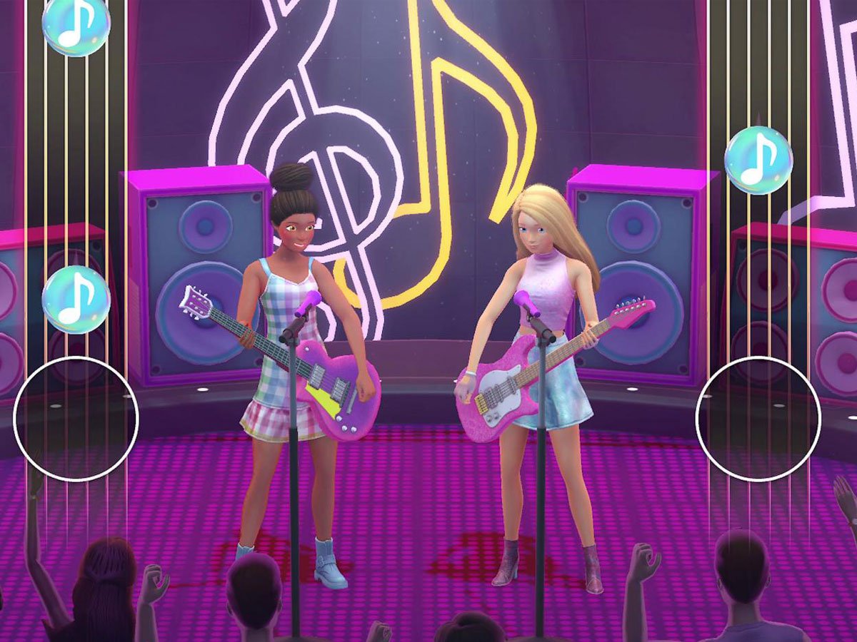 Zrzut ekranu screenshot z gry Barbie: Project Friendship