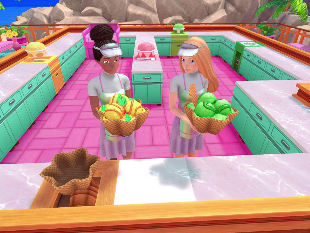 Zrzut ekranu screenshot z gry Barbie: Project Friendship