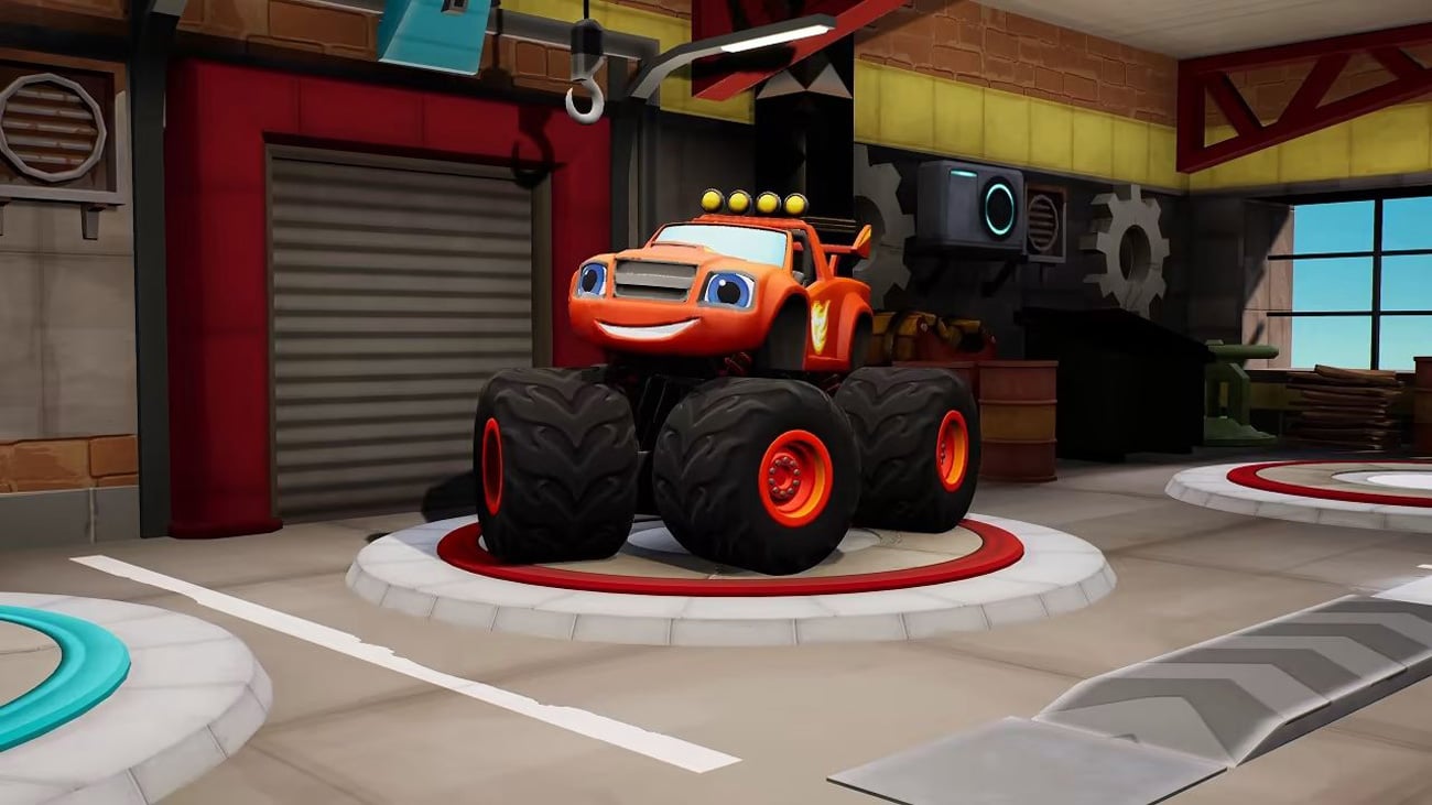 Zrzut ekranu z gry Blaze and the Monster Machines: Axle City Racers