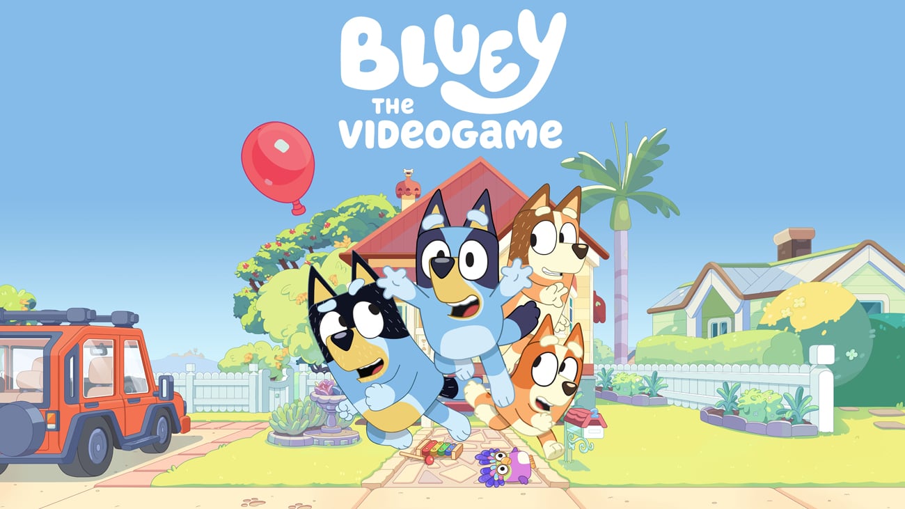 Grafika key art z gry Bluey: The Videogame
