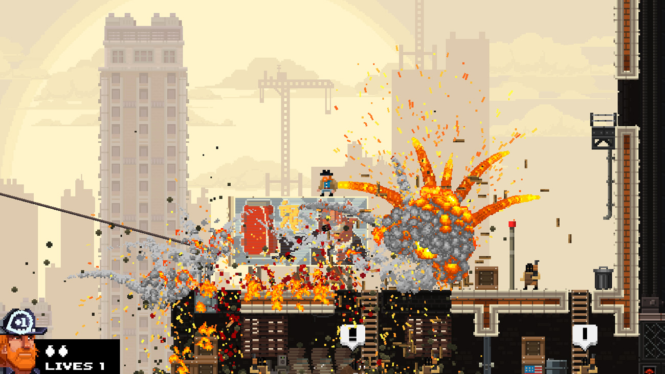 Zrzut ekranu screenshot z gry Broforce