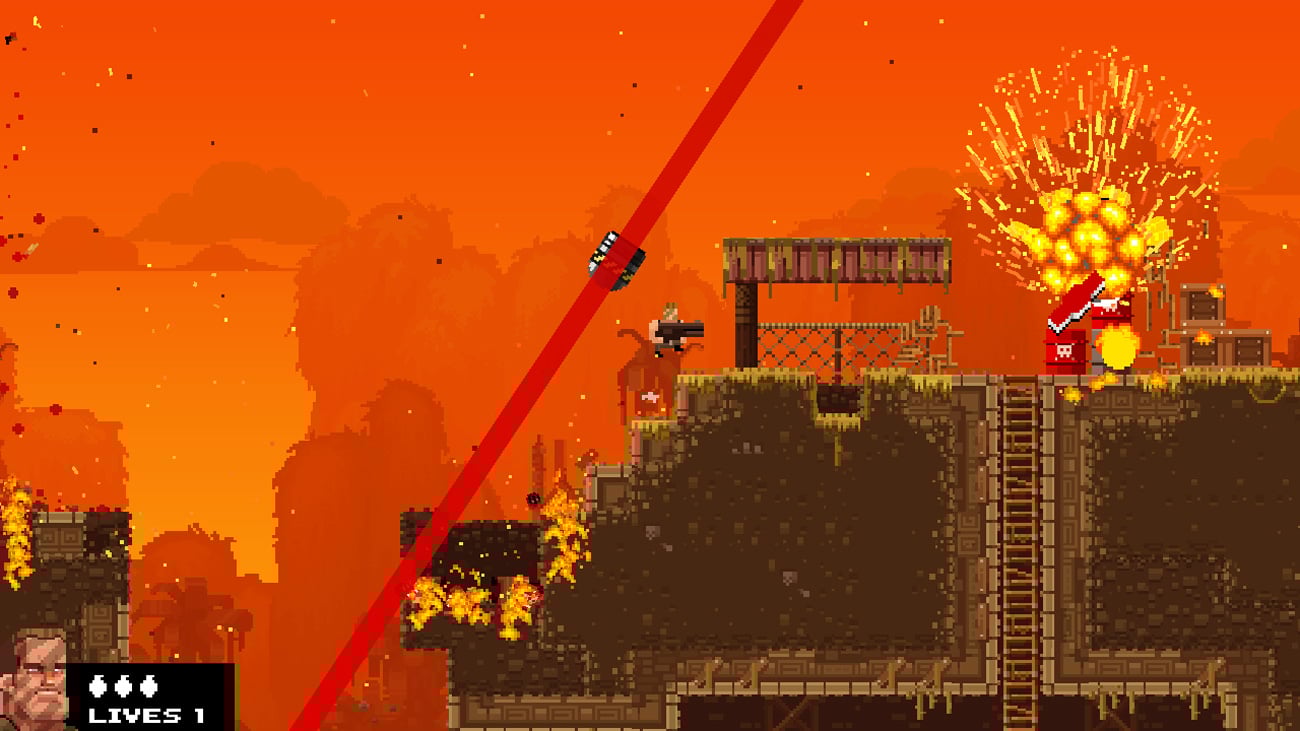 Zrzut ekranu screenshot z gry Broforce