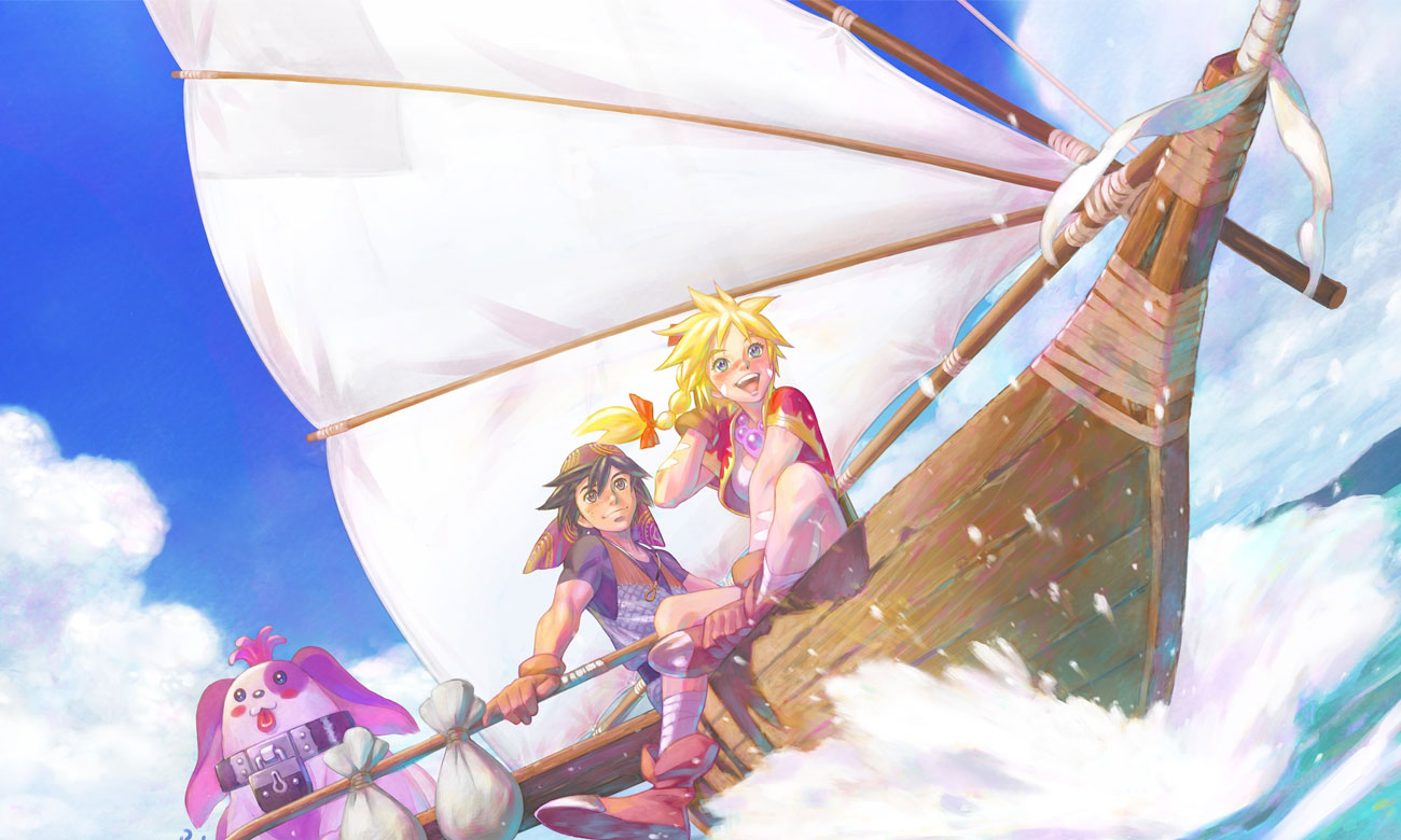 Grafika key art z gry Chrono Cross: The Radical Dreamers Edition