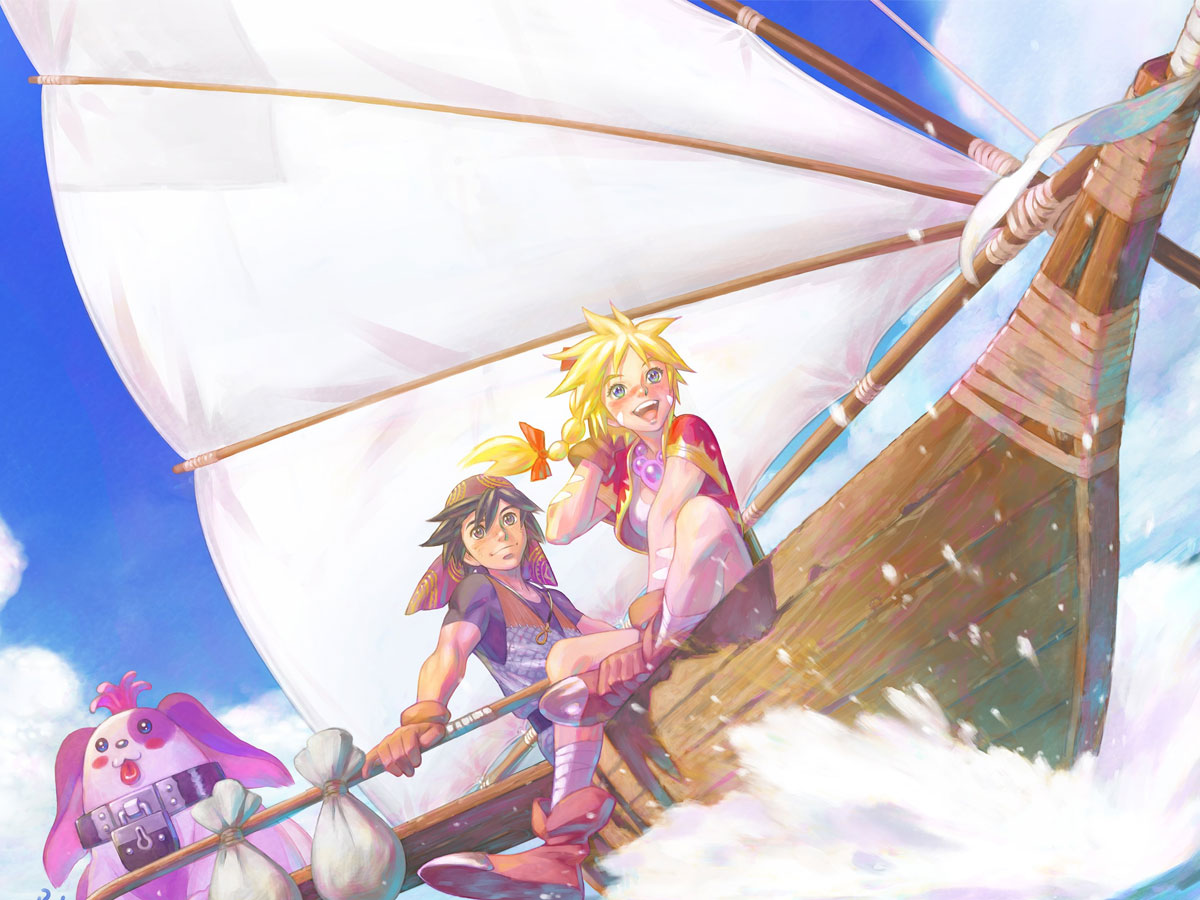 Grafika key art z gry Chrono Cross: The Radical Dreamers Edition
