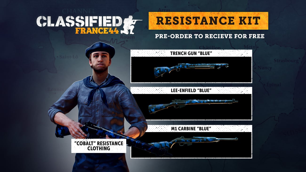 Dodatki cyfrowe do zamówień przedpremierowych gry Classified: France ‘44 na PlayStation 5
