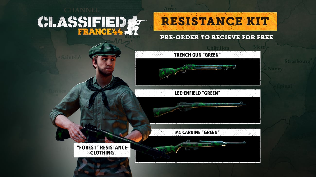 Dodatki cyfrowe do zamówień przedpremierowych gry Classified: France ‘44 na Xbox Series X