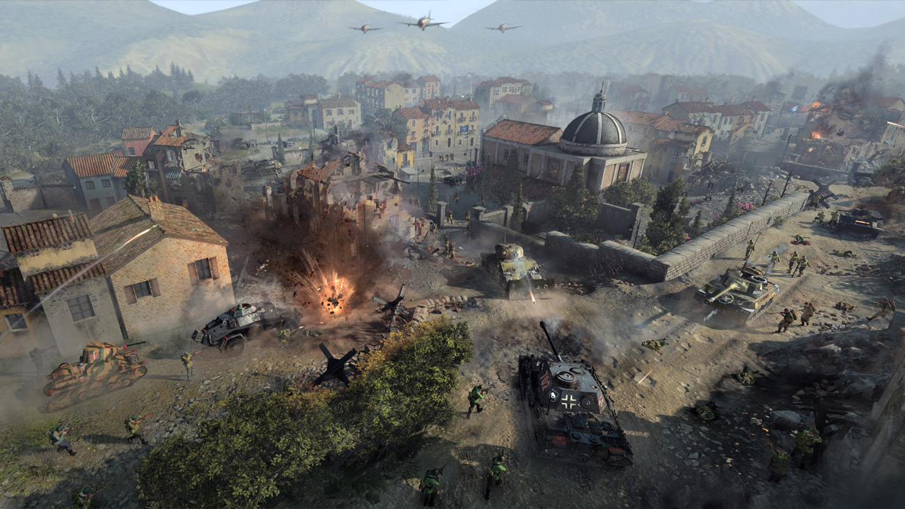 Zrzut ekranu z gry Company of Heroes 3 Console Launch Edition