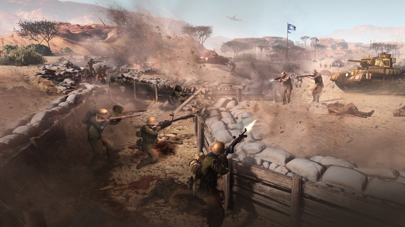 Zrzut ekranu z gry Company of Heroes 3