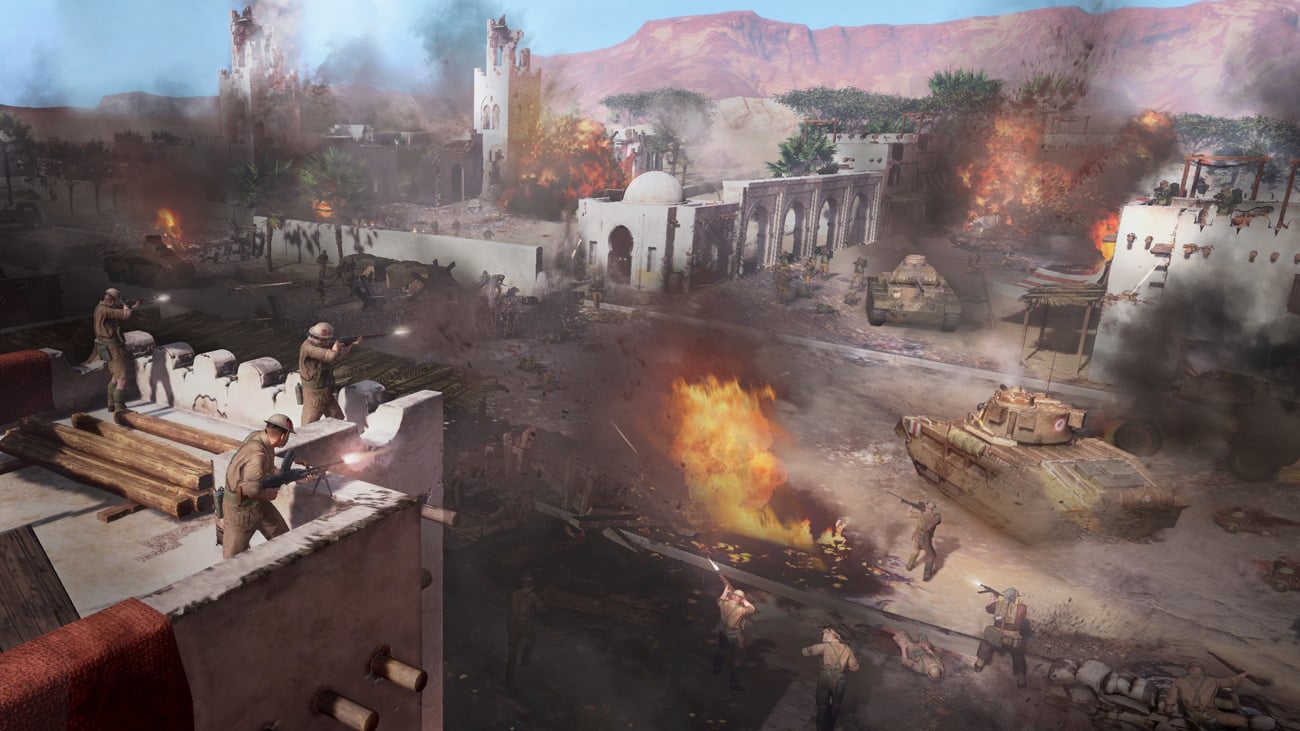 Zrzut ekranu z gry Company of Heroes 3
