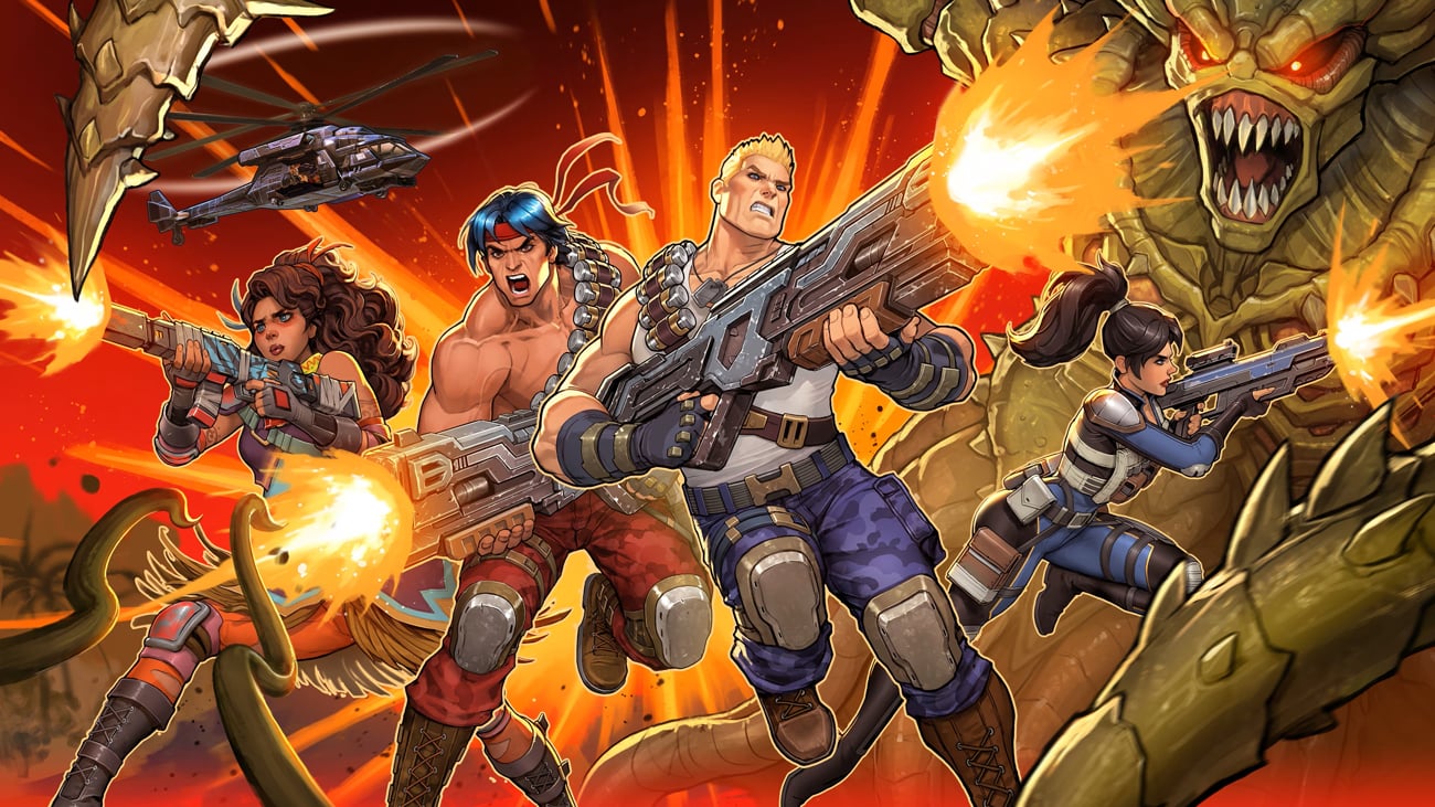 Grafika key art z gry Contra: Operation Galuga