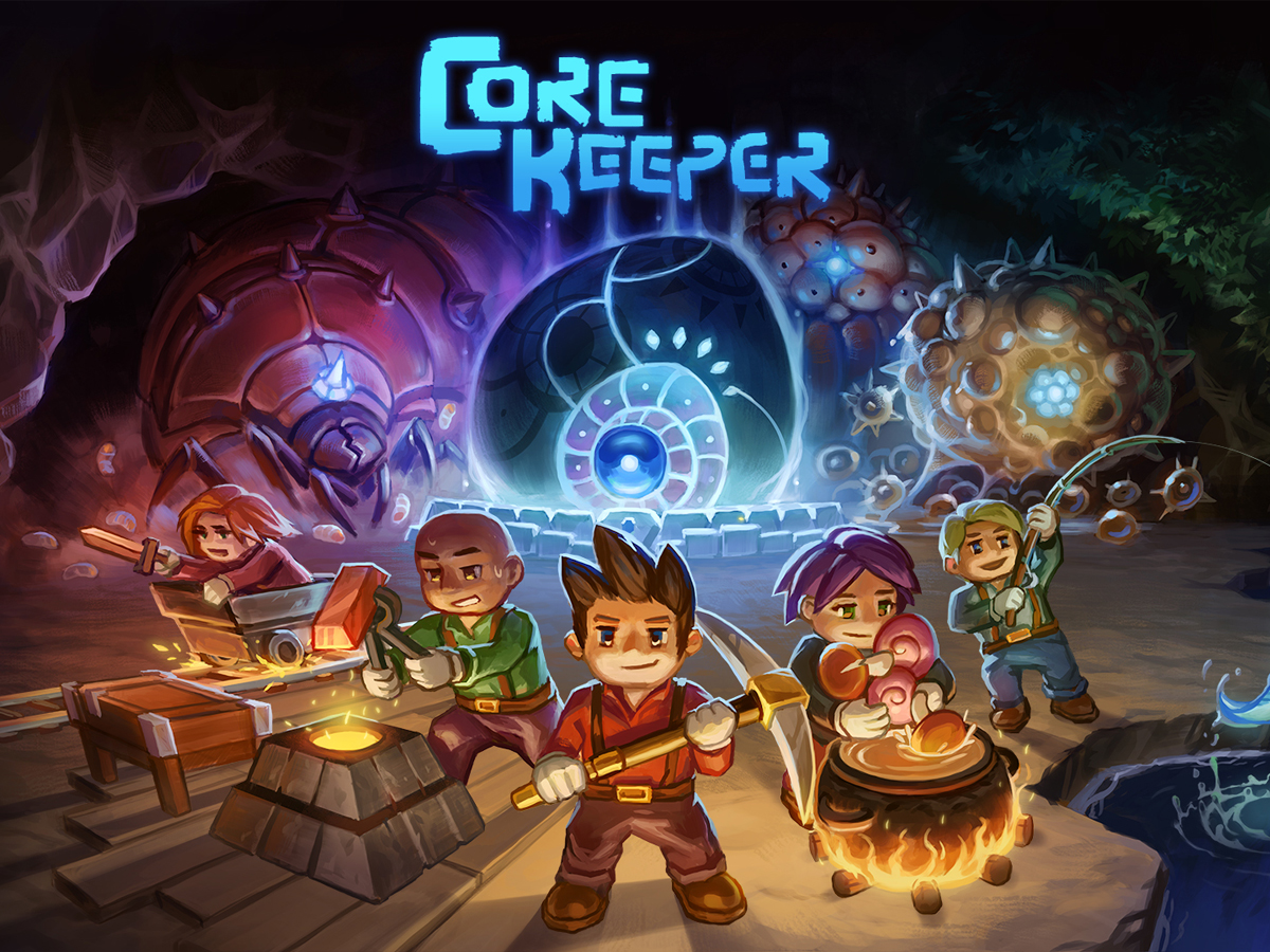 Grafika key art z gry Core Keeper