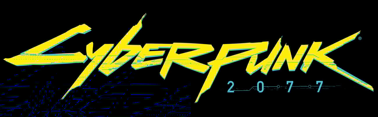 Logotyp z gry Cyberpunk 2077