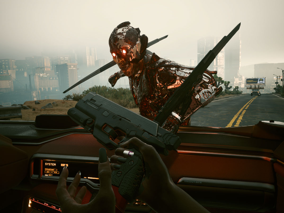 Zrzut ekranu screenshot z gry Cyberpunk 2077: Ultimate Edition na Nintendo Switch 2