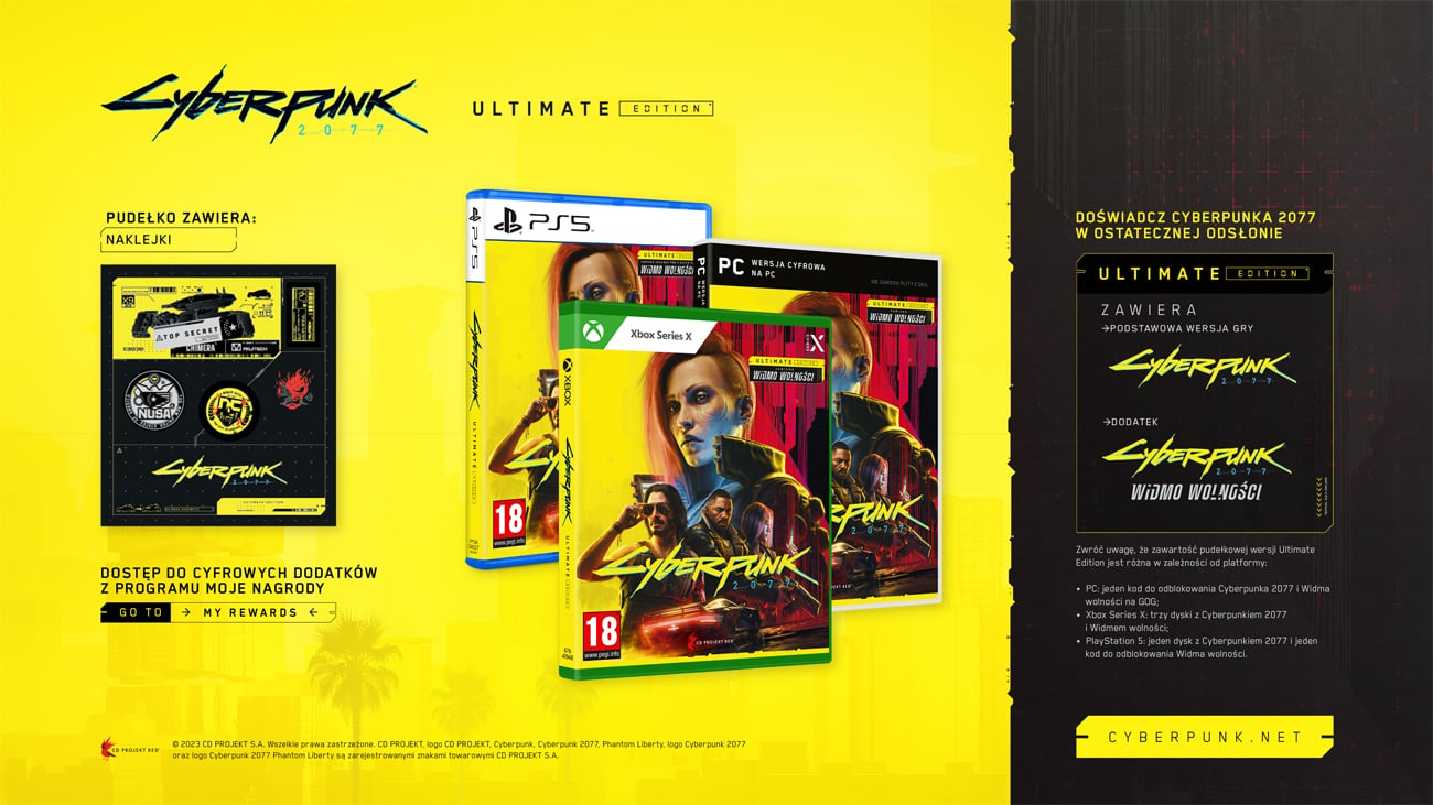 PC Cyberpunk 2077: Ultimate Edition   Gry Na PC   Sklep Komputerowy   X