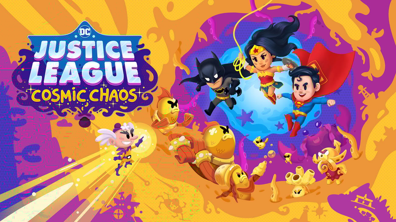Grafika keyart z gry DC’s Justice League: Cosmic Chaos