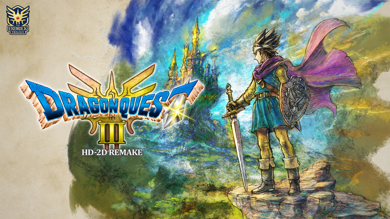 Grafika key art z gry DRAGON QUEST III HD-2D Remake