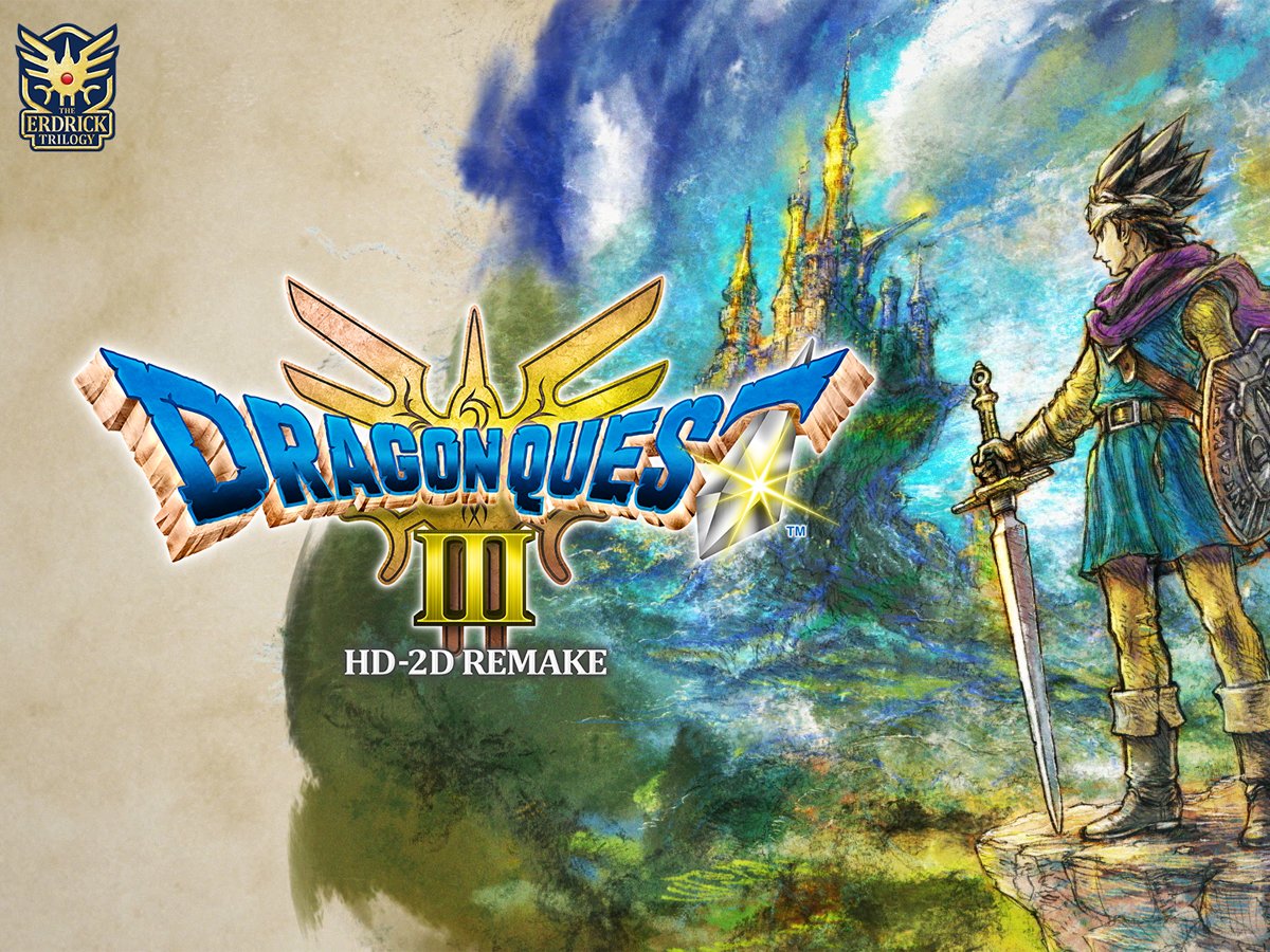 Grafika key art z gry DRAGON QUEST III HD-2D Remake
