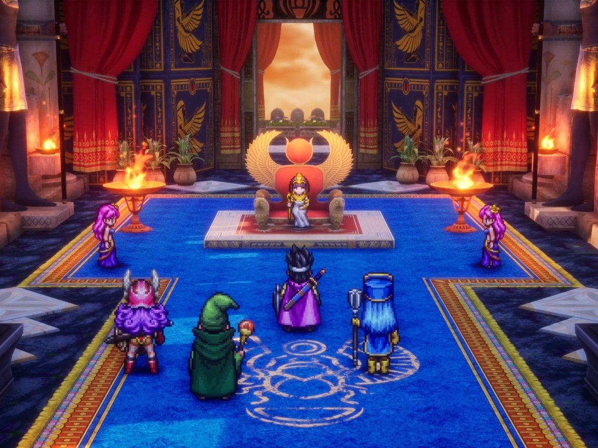 Zrzut ekranu screenshot z gry DRAGON QUEST III HD-2D Remake