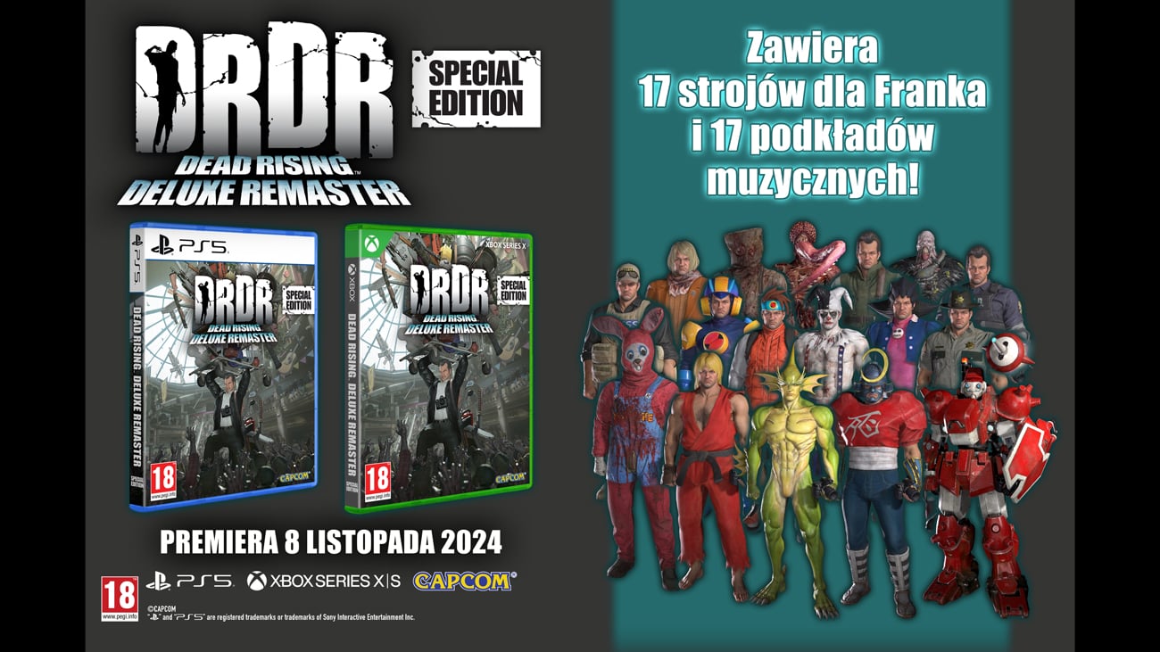 Zawartość Dead Rising Deluxe Remaster Special Edition