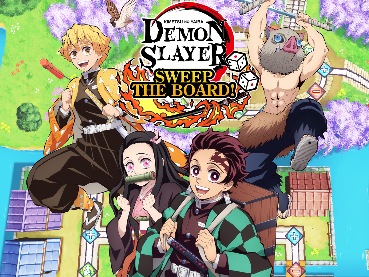 Grafika key art z gry Demon Slayer - Kimetsu no Yaiba - Sweep the Board!