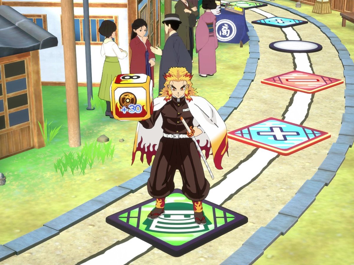 Zrzut ekranu screenshot z gry Demon Slayer - Kimetsu no Yaiba - Sweep the Board!