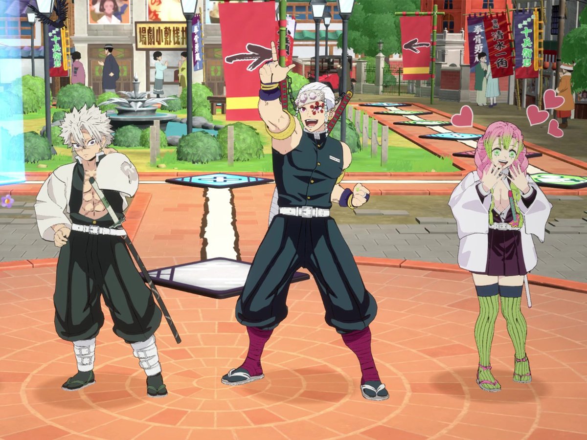 Zrzut ekranu screenshot z gry Demon Slayer - Kimetsu no Yaiba - Sweep the Board!
