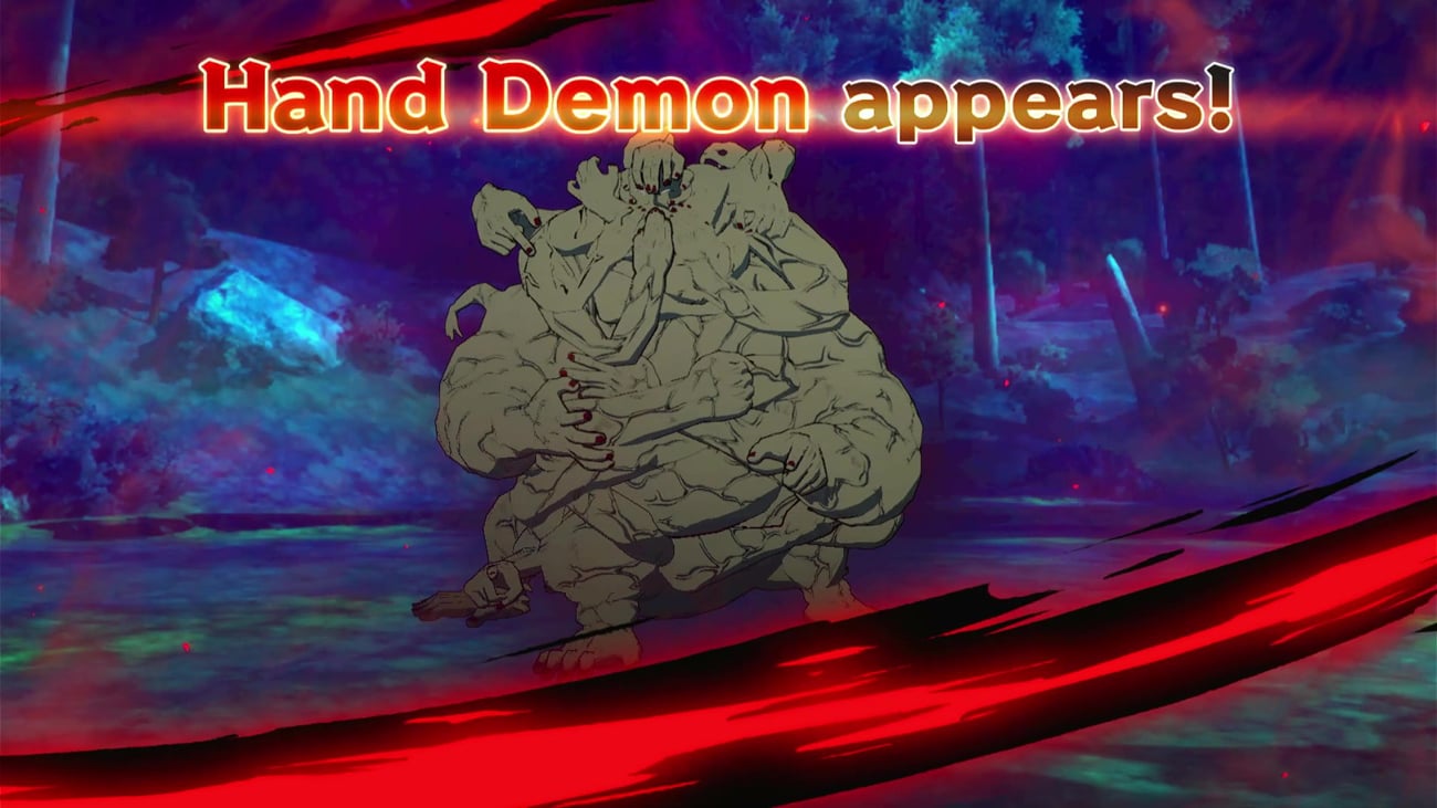 Zrzut ekranu screenshot z gry Demon Slayer: Kimetsu no Yaiba - Sweep the Board!
