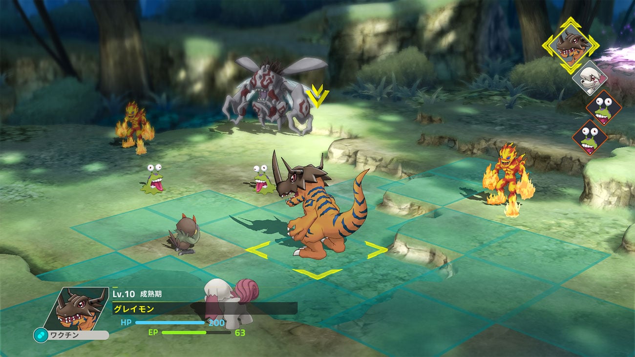 Zrzut ekranu z gry Digimon Survive