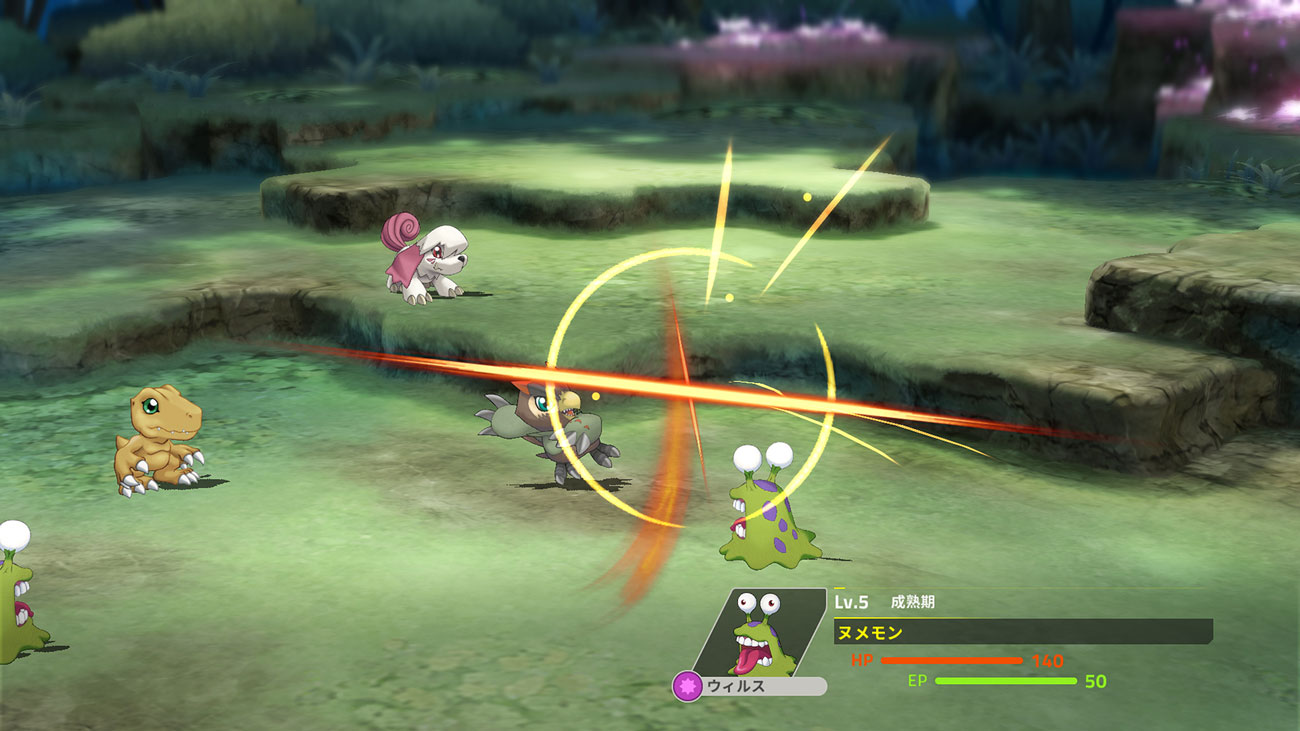 Zrzut ekranu z gry Digimon Survive