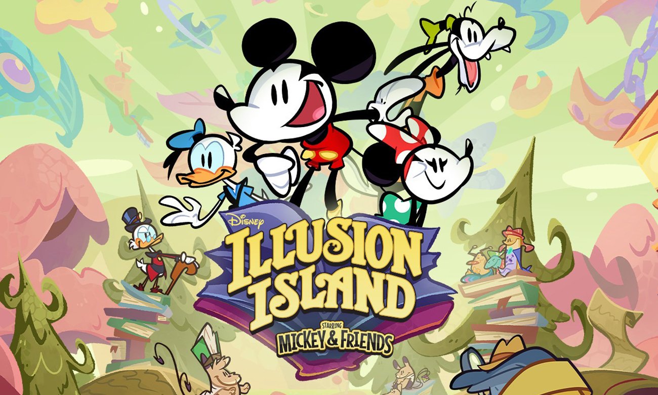 Grafika key art z gry Disney Illusion Island Starring Mickey & Friends