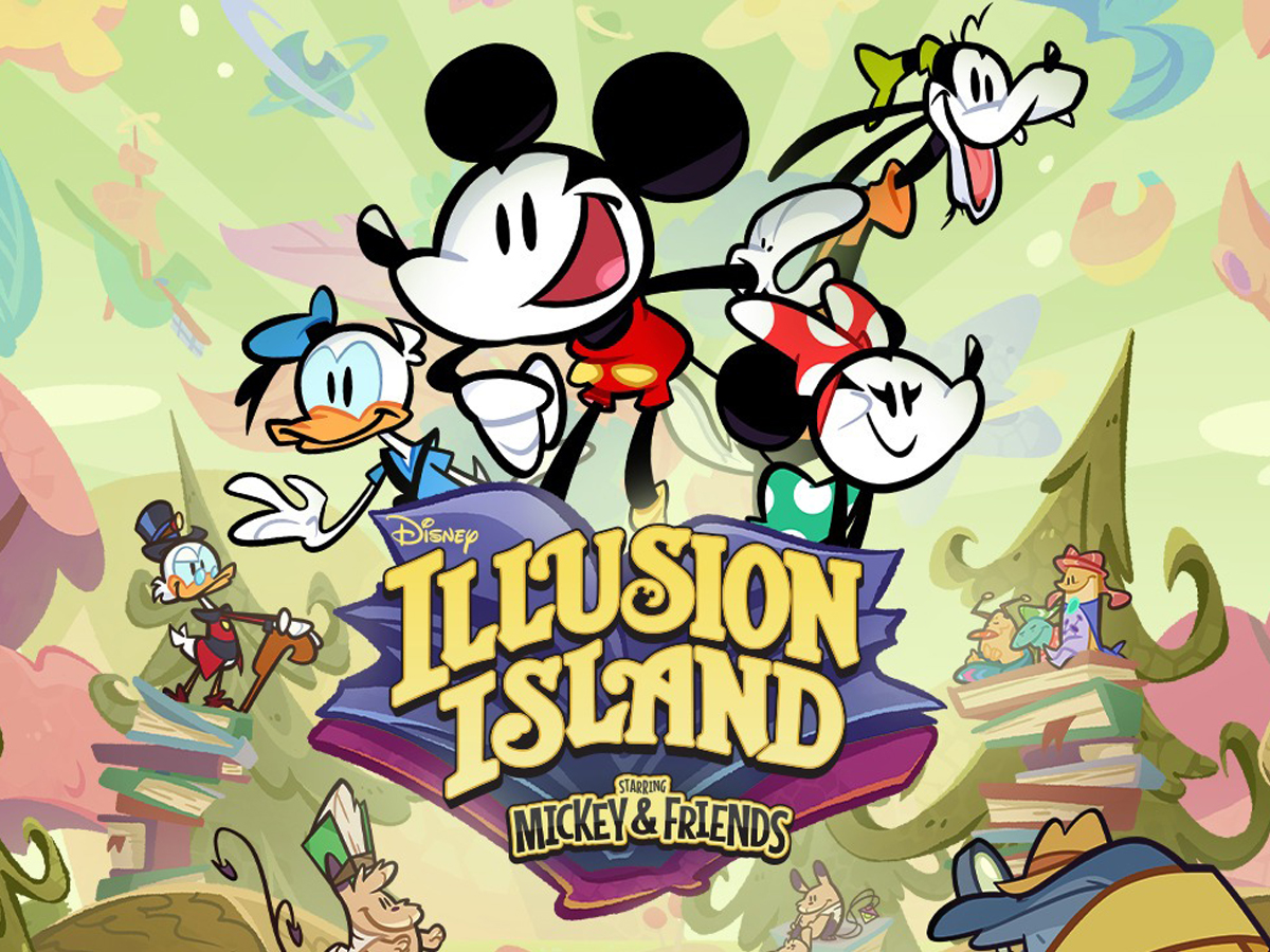 Grafika key art z gry Disney Illusion Island Starring Mickey & Friends