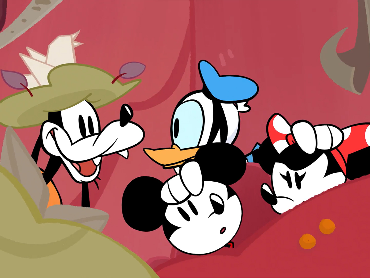 Zrzut ekranu screenshot z gry Disney Illusion Island Starring Mickey & Friends