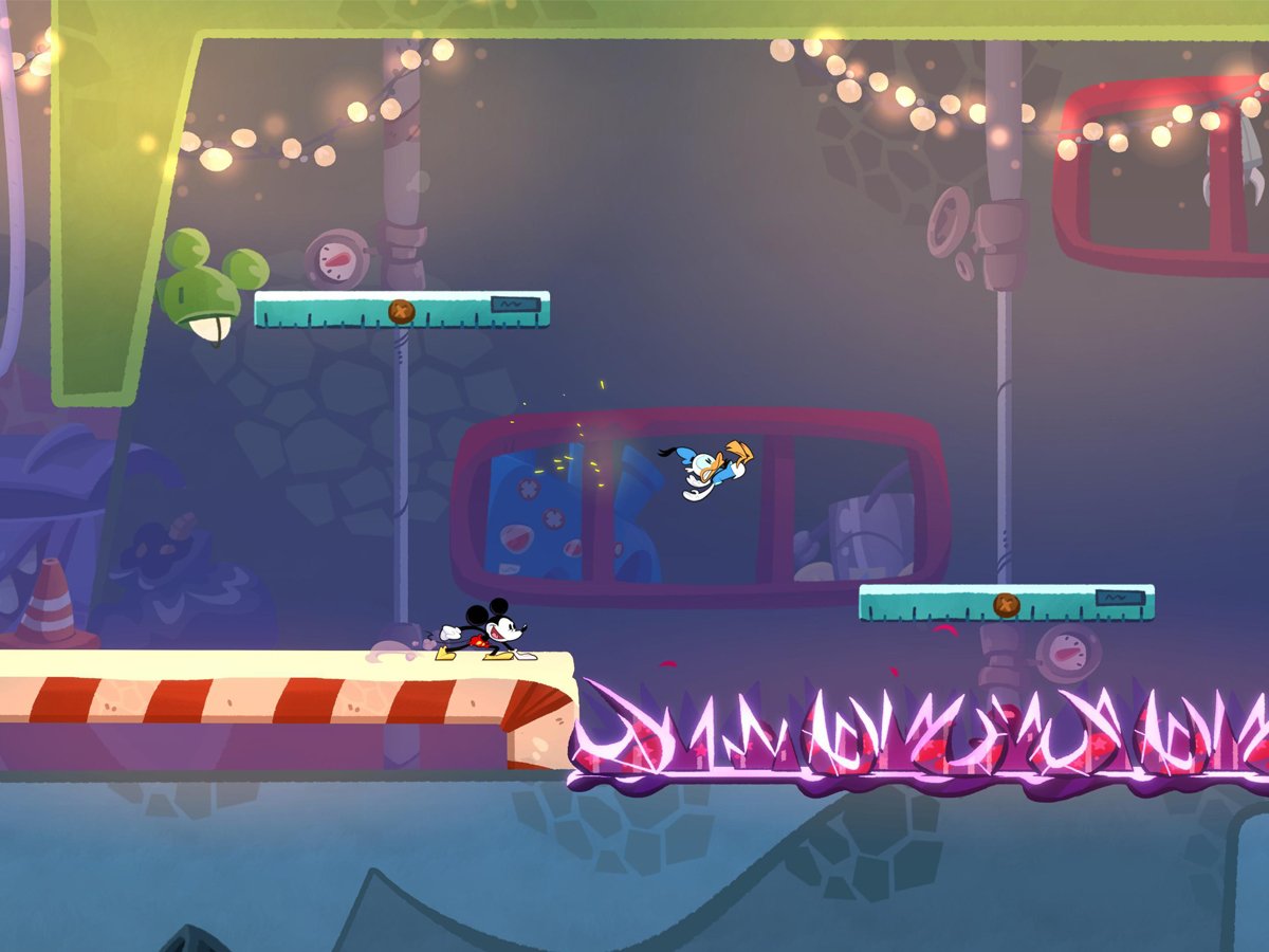Zrzut ekranu screenshot z gry Disney Illusion Island Starring Mickey & Friends