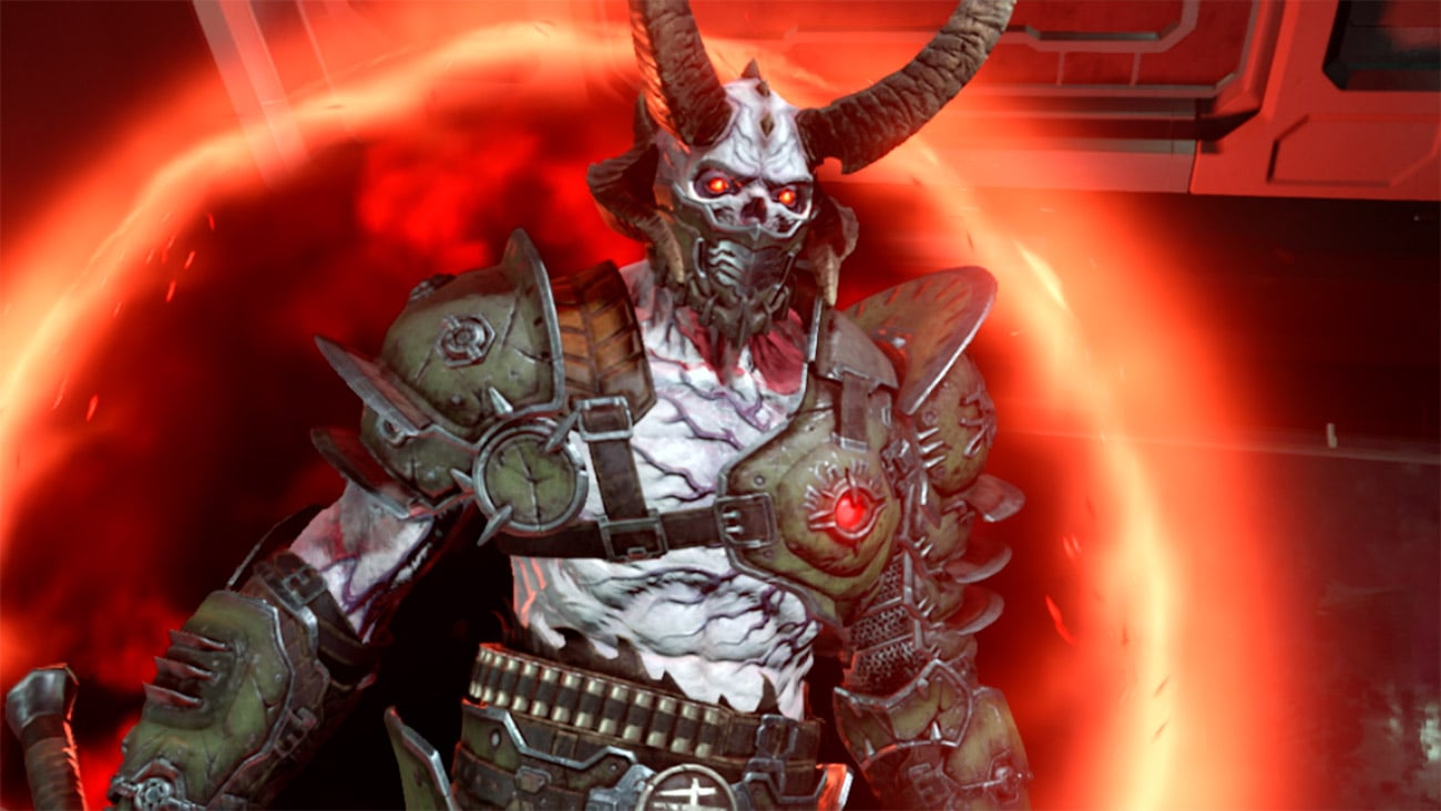 Zrzut ekranu z gry DOOM Eternal na Nintendo Switch