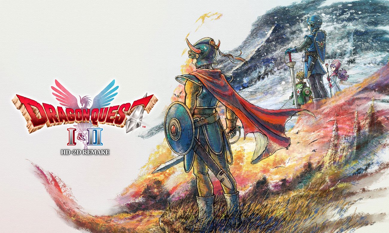 Grafika key art z Dragon Quest I & II HD-2D Remake