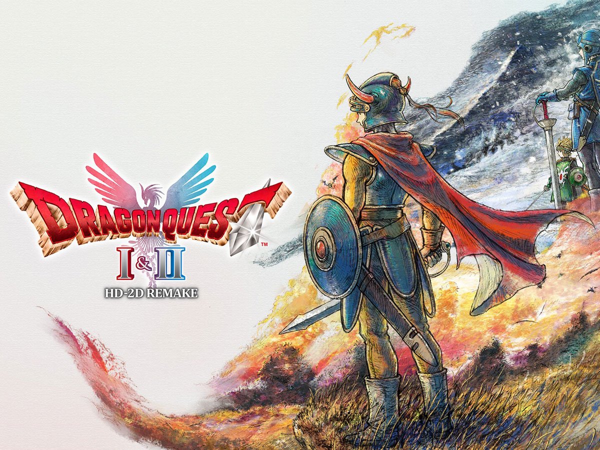 Grafika key art z Dragon Quest I & II HD-2D Remake
