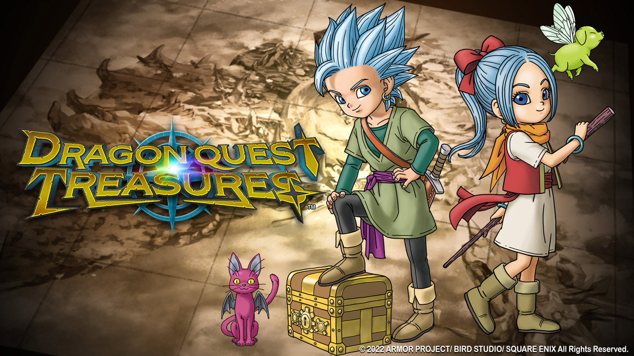 Grafika keyart z gry Dragon Quest Treasures
