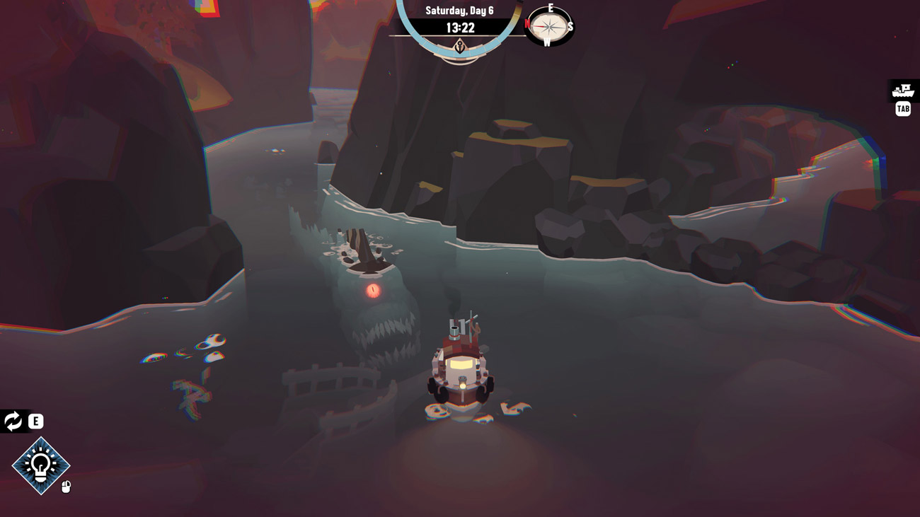 Zrzut ekranu screenshot z gry Dredge