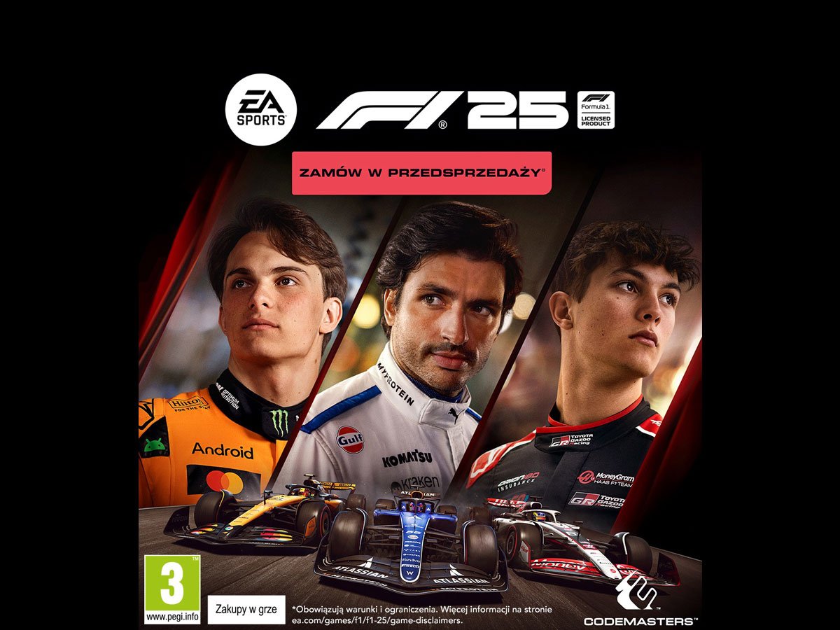 Dodatki do zamówień przedpremierowych gry EA SPORTS F1 25