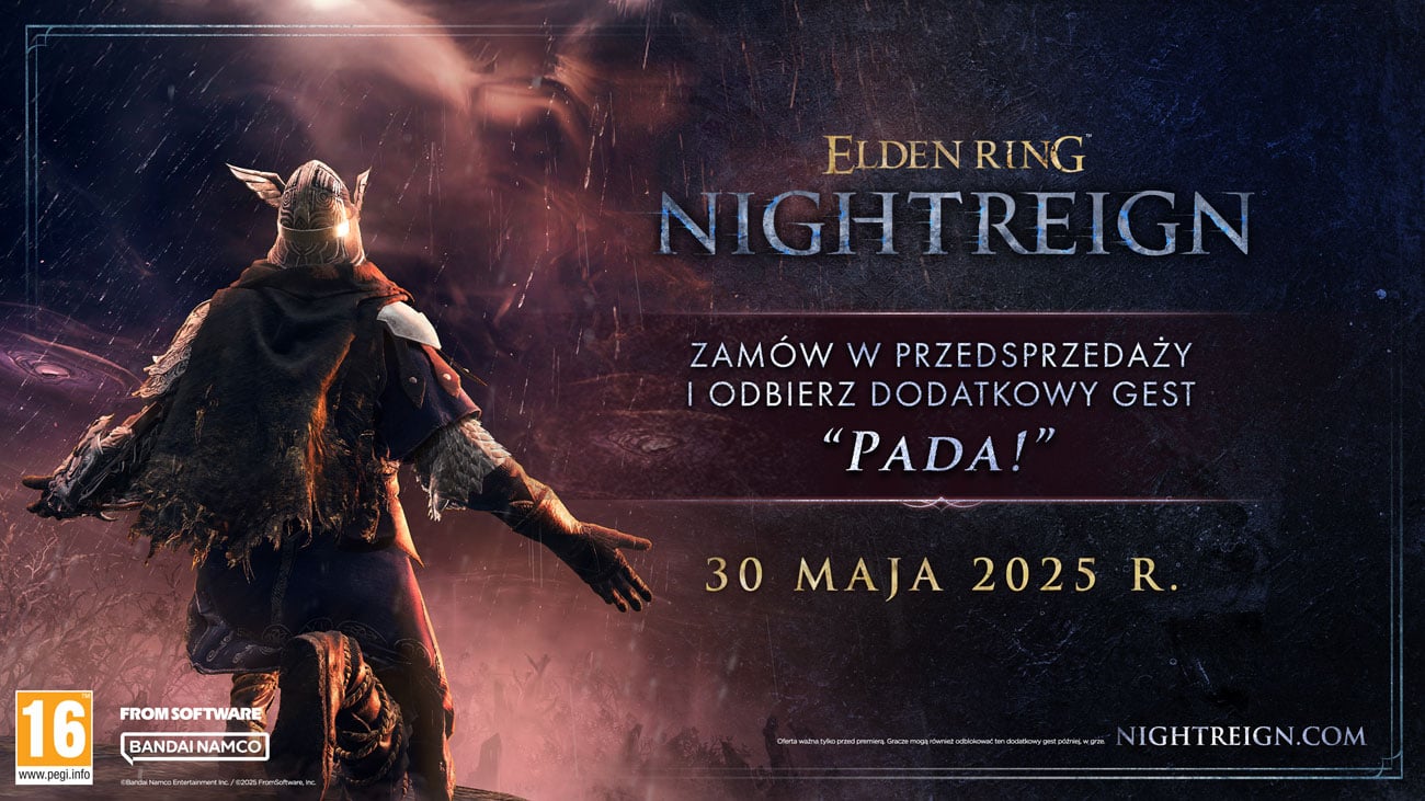 Dodatek do zamówień przedpremierowych gry Elden Ring Nightreign