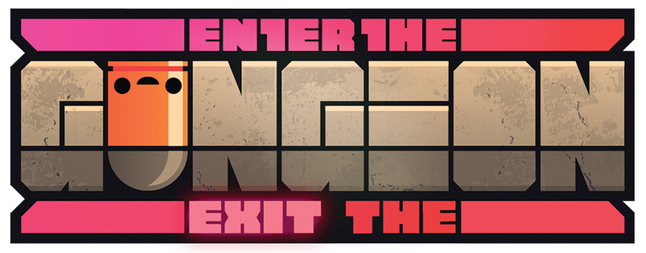 Pakiet gier Enter-Exit the Gungeon - Grafika keyart