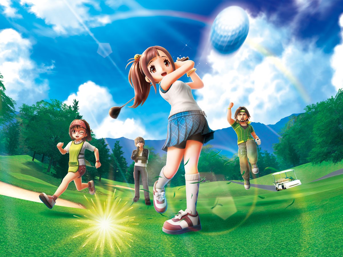 Grafika key art z gry Everybody's Golf Hot Shots