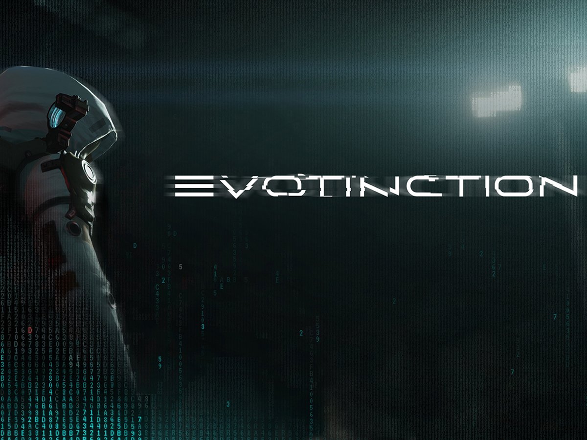 Grafika key art z gry Evotinction