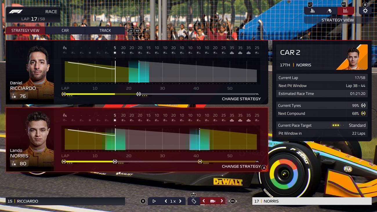 Zrzut ekranu z gry F1 Manager 2022