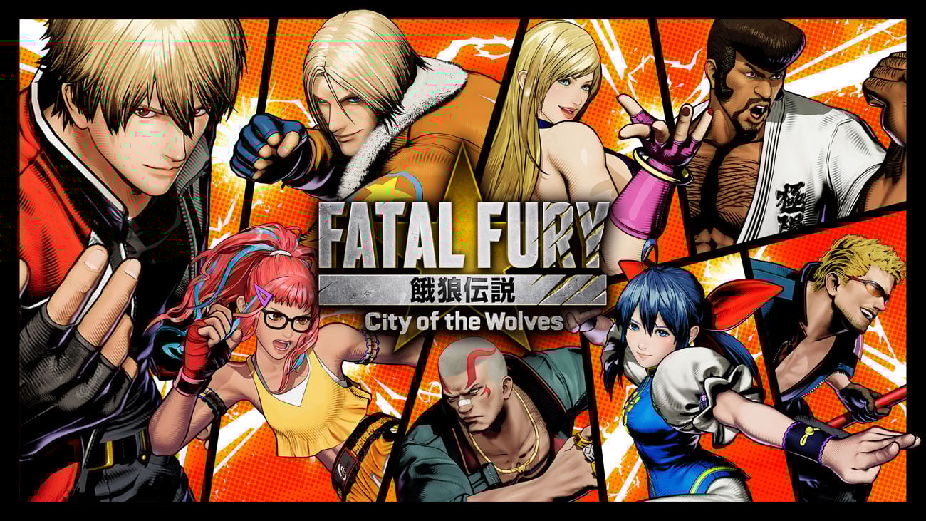 Grafika key art z gry FATAL FURY City of the Wolves