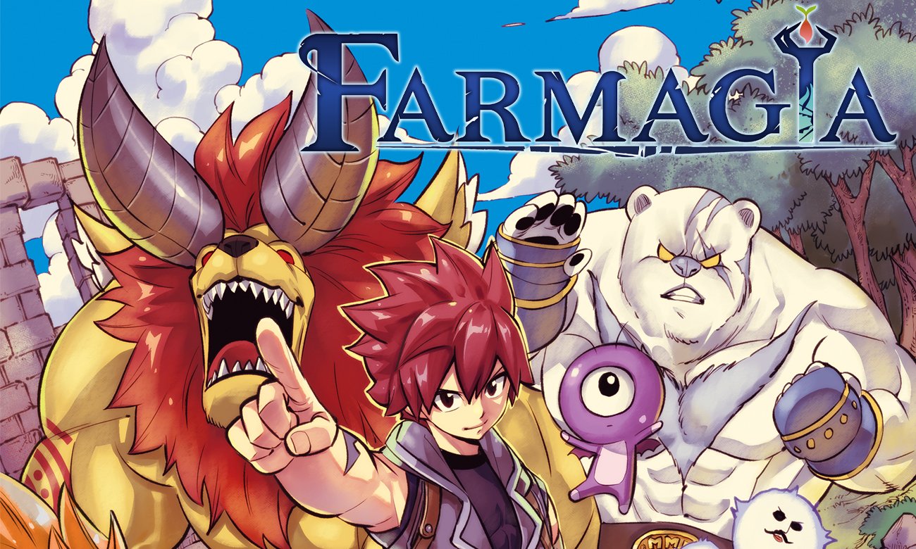 Grafika key art z gry Farmagia