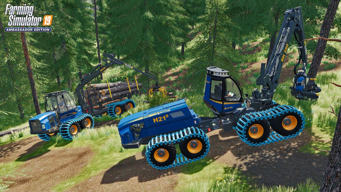 Zrzut ekranu z gry Farming Simulator 19 Ambassador Edition