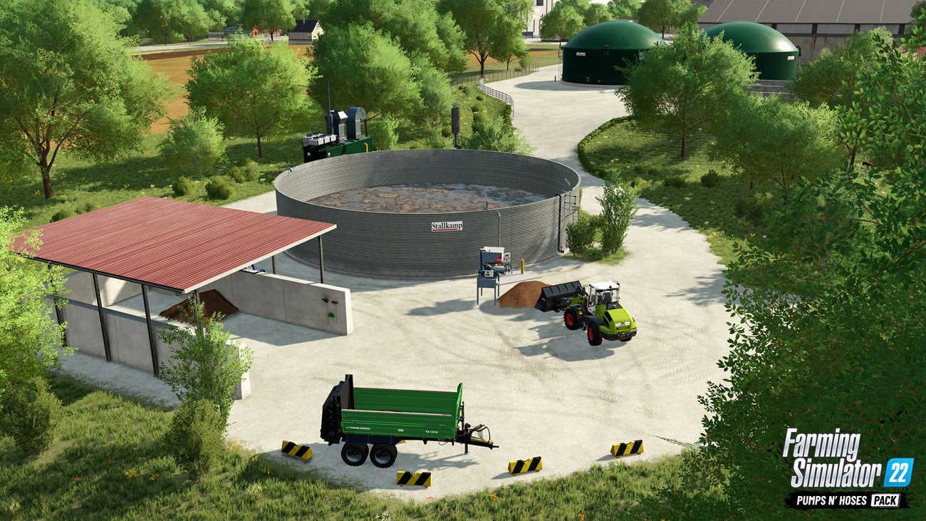 Zrzut ekranu z dodatku Pumps n´ Hoses do gry Farming Simulator 22
