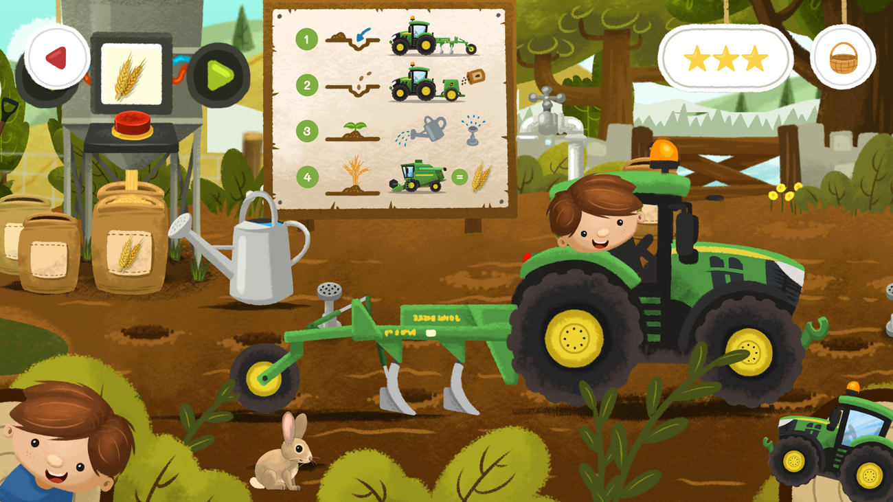 Zrzut ekranu screenshot z gry Farming Simulator Kids